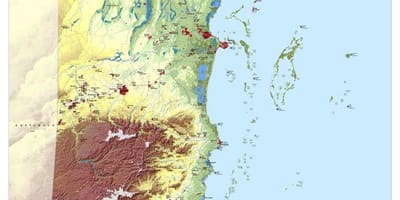 Топографска Карта Белизе